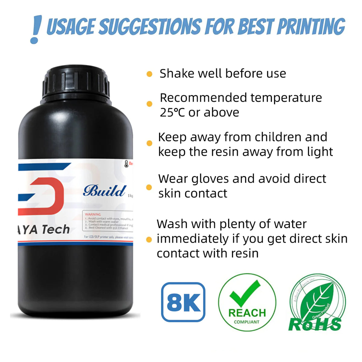 Siraya Tech Build -Drillable Precision Printing Resin
