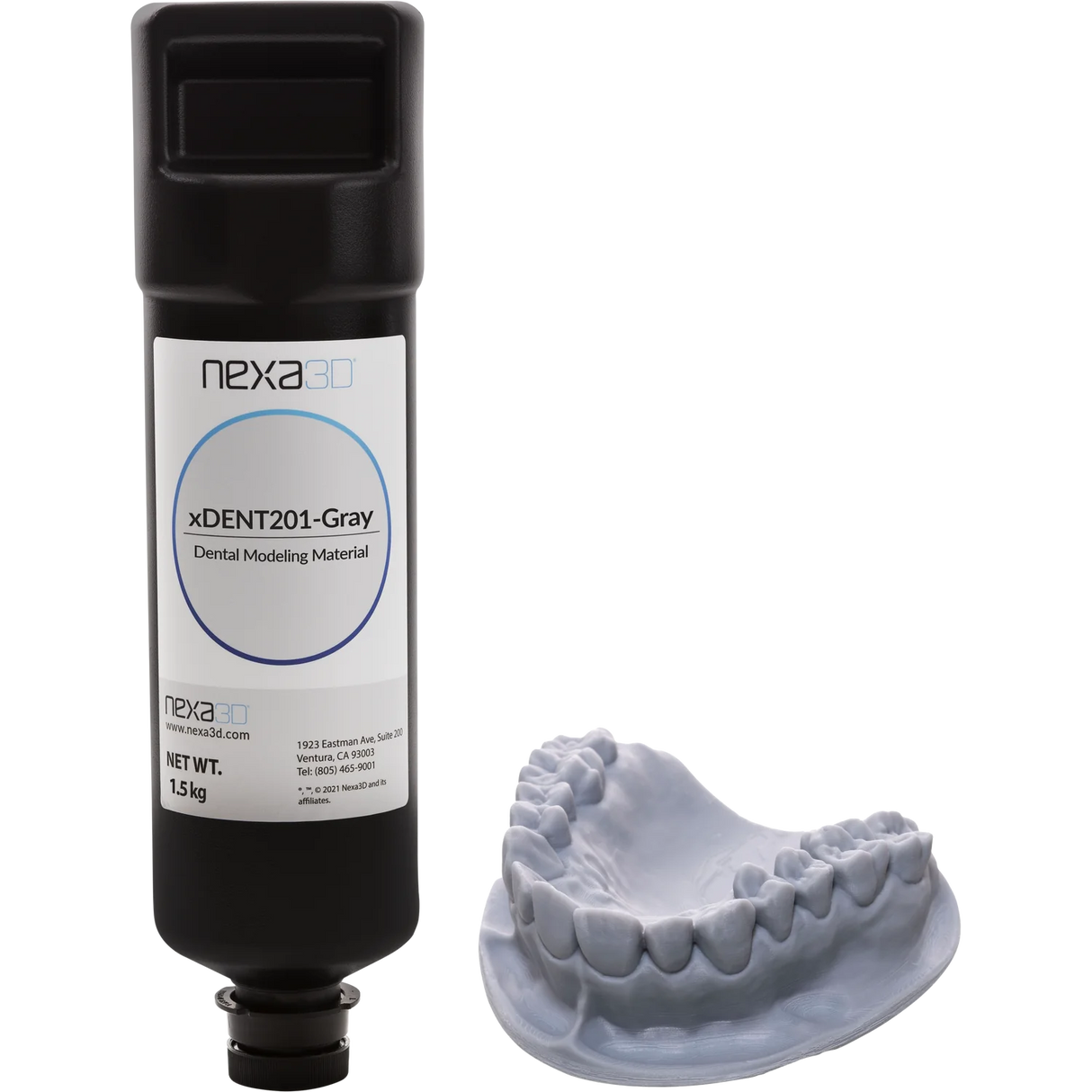 xDENT201-Gray Resin for XiP and XiPPro