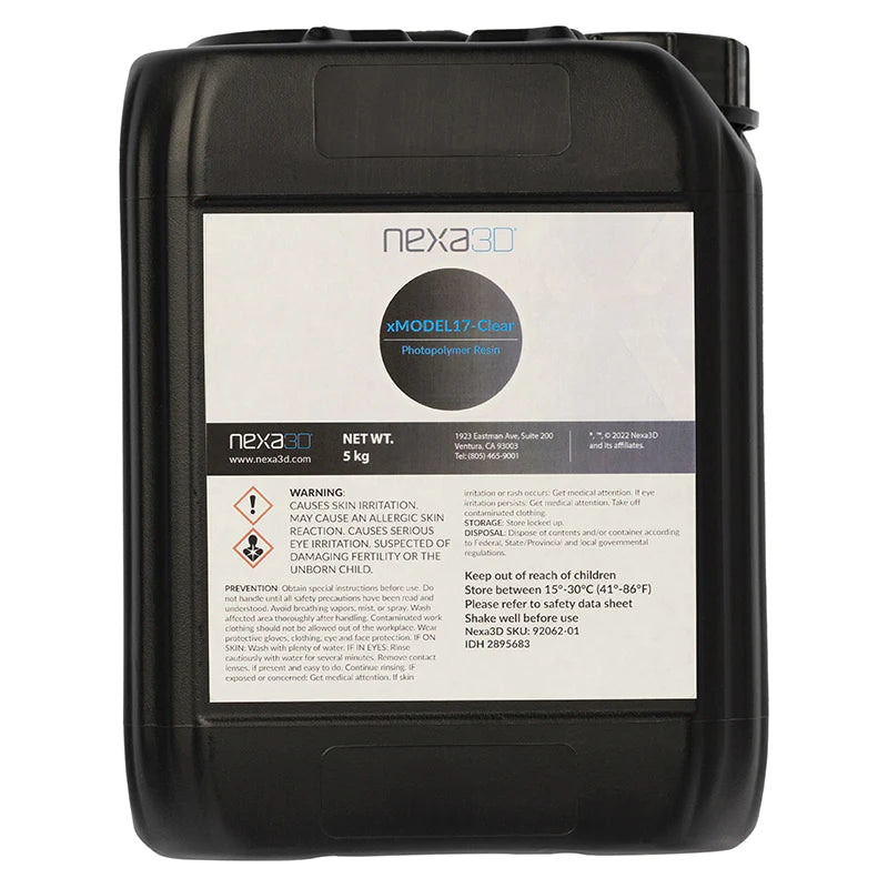 xMODEL17-Clear Resin for XiP and XiPPro